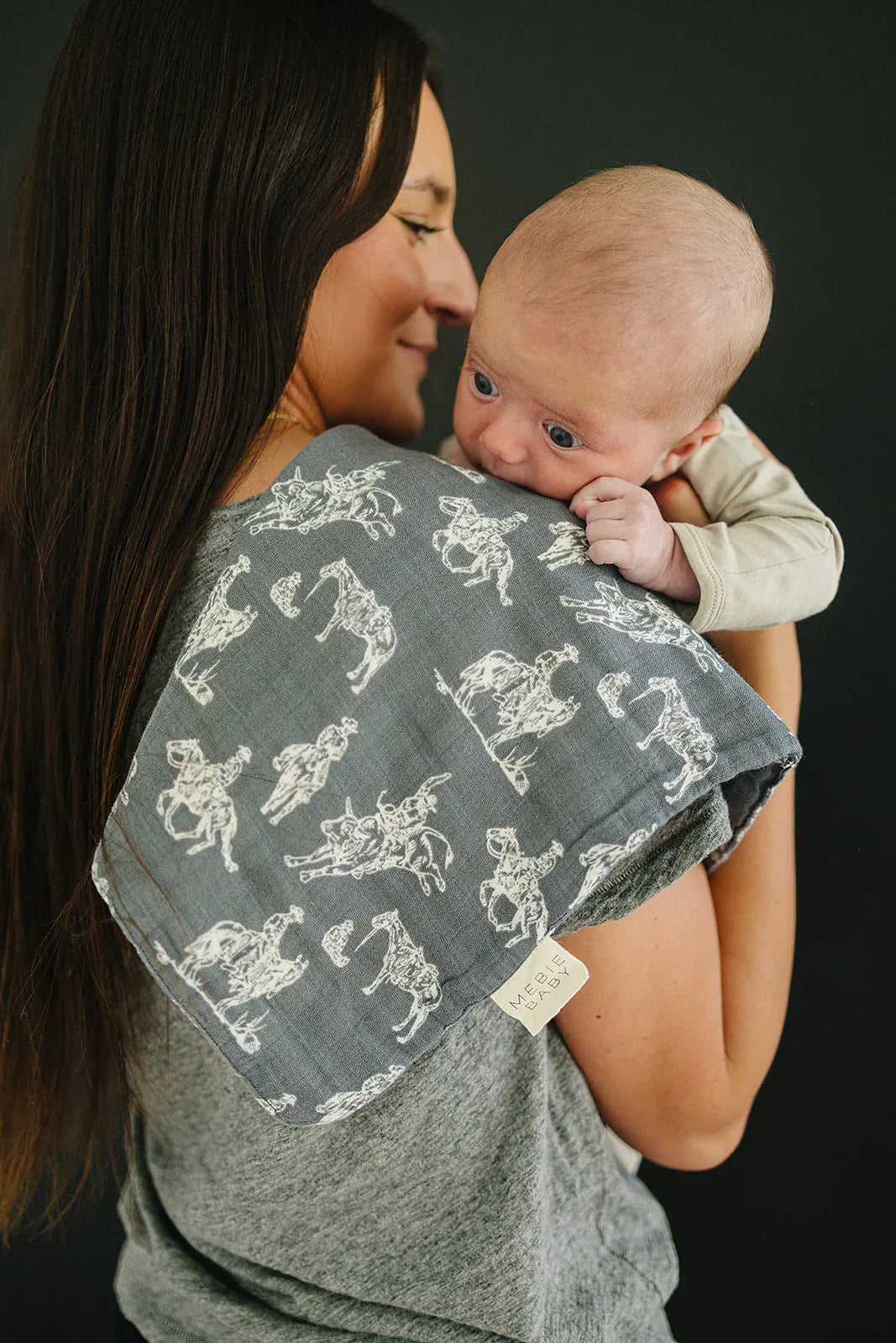 Wild West Muslin Burp Cloth - BIG FRENCHIES