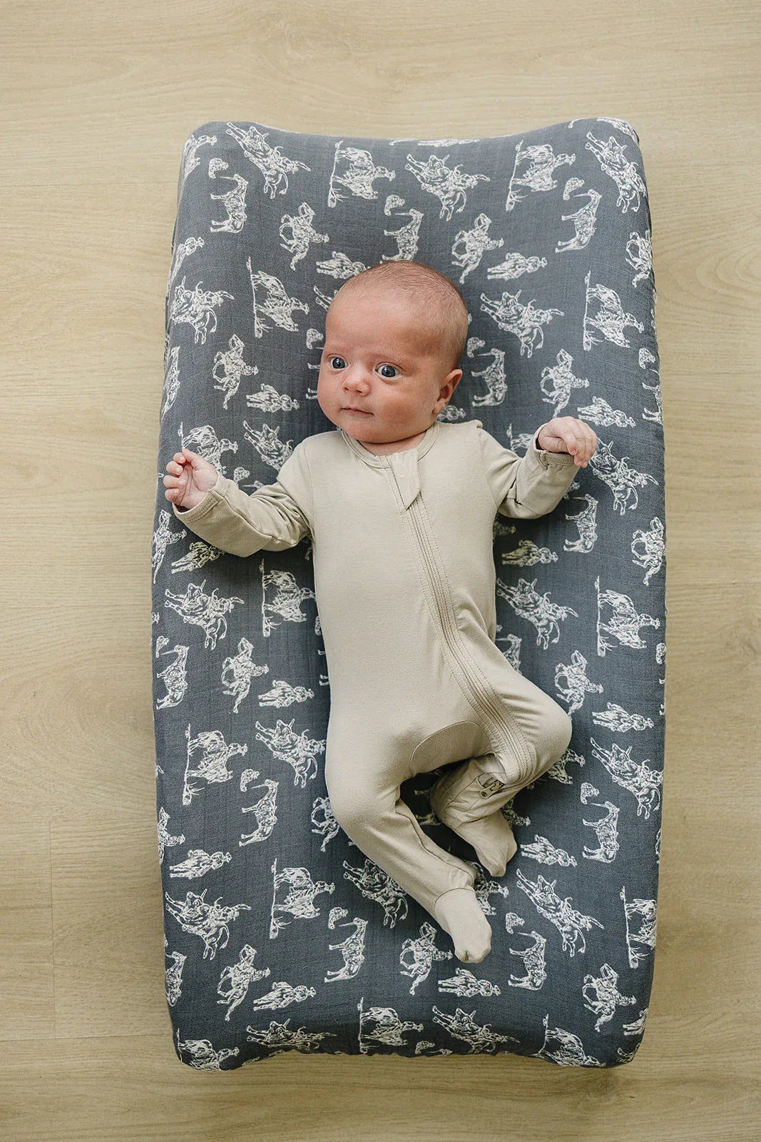 Wild West Muslin Changing Pad Cover - BIG FRENCHIES