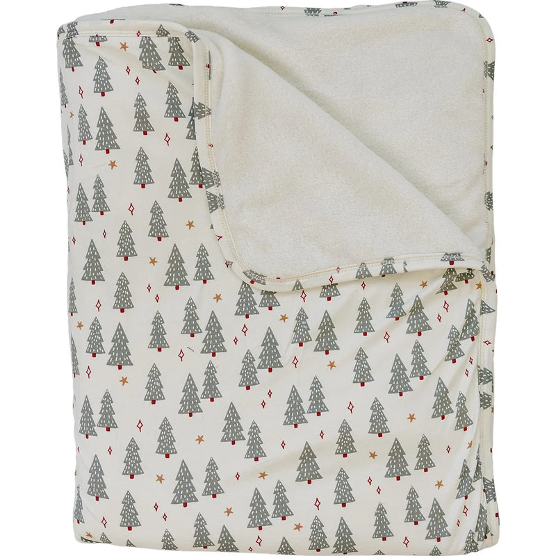 Christmas Trees Bamboo Fleece Quilt - BIG FRENCHIES