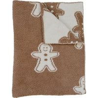 Gingerbread Plush Blanket - BIG FRENCHIES