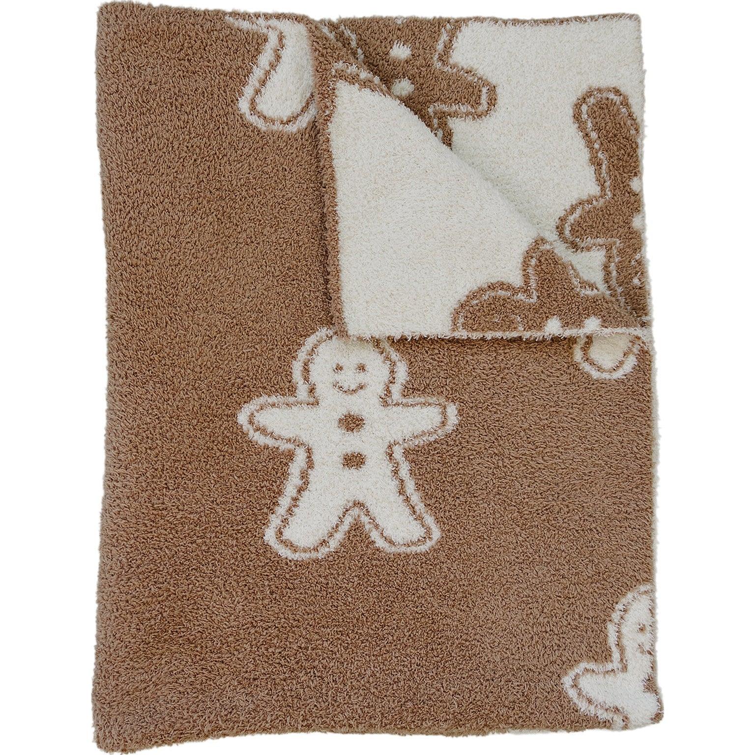Gingerbread Plush Blanket - BIG FRENCHIES