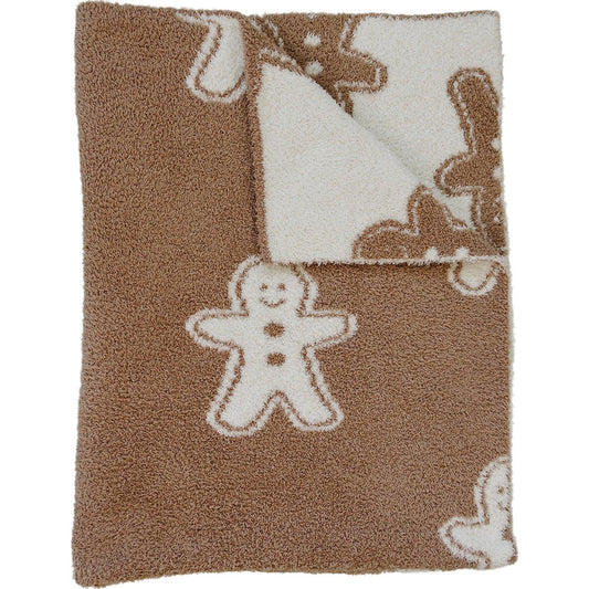 Gingerbread Plush Blanket - BIG FRENCHIES