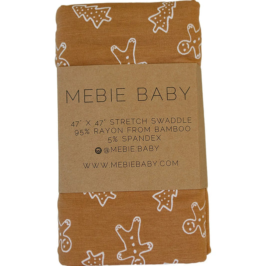Gingerbread Bamboo Stretch Swaddle - BIG FRENCHIES