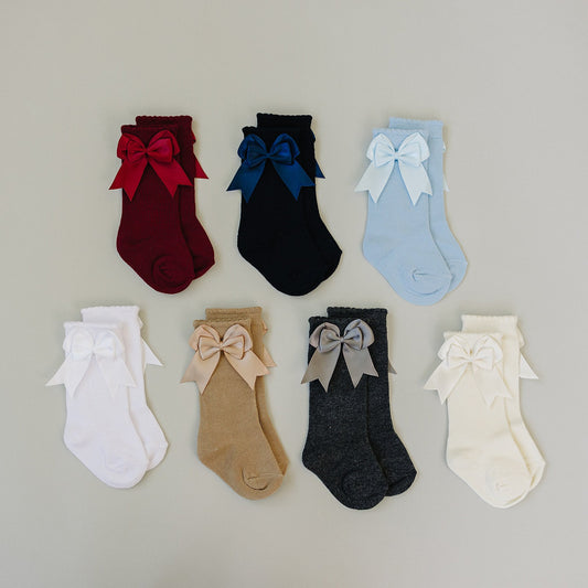 Mebie High Rise Bow Socks - BIG FRENCHIES
