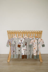 Camping Trip Ribbed Bamboo Zipper