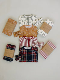 Gingerbread Bamboo Stretch Swaddle - BIG FRENCHIES