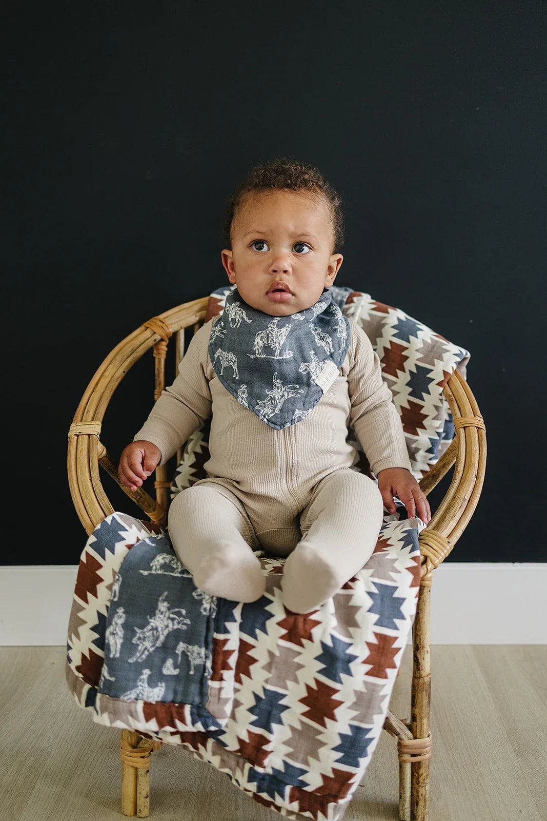 Wild West Muslin Bib - BIG FRENCHIES