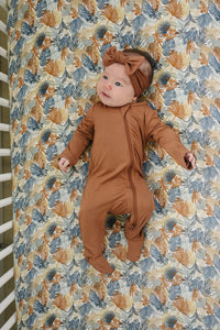 Paradise Palms Muslin Crib Sheet - BIG FRENCHIES