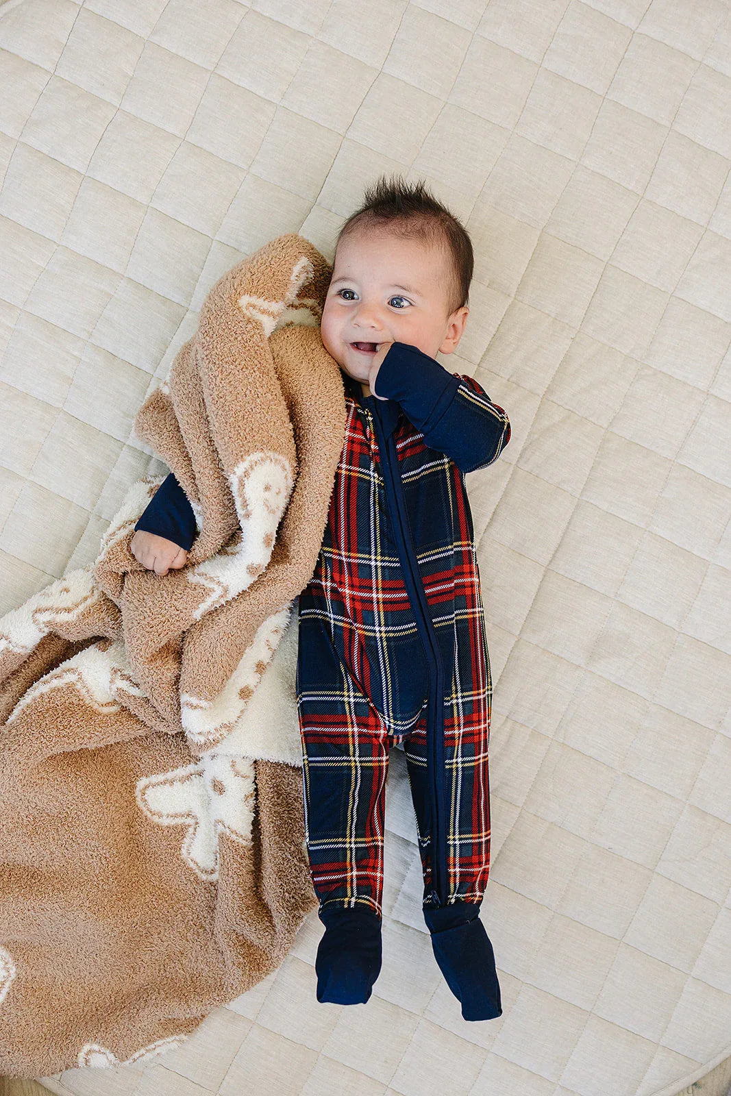 Gingerbread Plush Blanket - BIG FRENCHIES