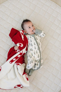 Candy Cane Plush Blanket - BIG FRENCHIES