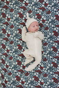 Americana Floral Bamboo Stretch Crib Sheet