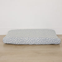 Blue Blossom Muslin Changing Pad Cover
