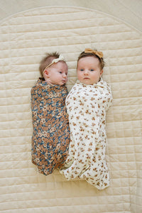 Autumn Bloom Muslin Swaddle Blanket - BIG FRENCHIES