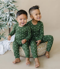 Christmas Tree Bamboo Pajamas - 2pc Set - BIG FRENCHIES