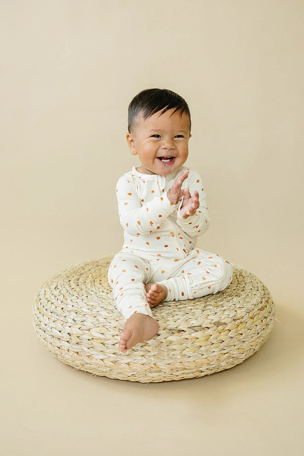 Little Pumpkin Bamboo Zippy Romper - BIG FRENCHIES