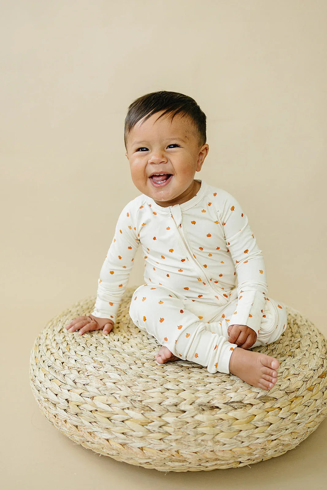 Little Pumpkin Bamboo Zippy Romper - BIG FRENCHIES