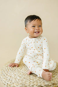 Little Pumpkin Bamboo Zippy Romper - BIG FRENCHIES