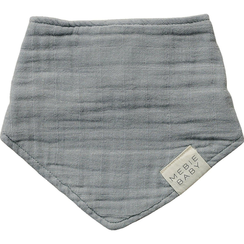 Dusty Blue Muslin Bib - BIG FRENCHIES