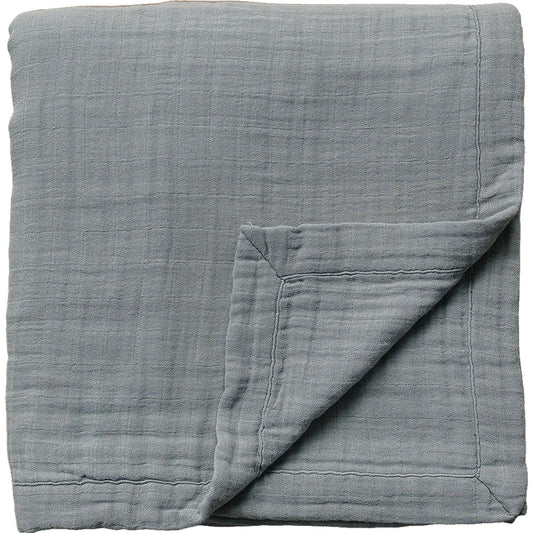 Dusty Blue Muslin Quilt - BIG FRENCHIES