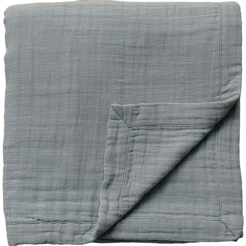 Dusty Blue Muslin Quilt - BIG FRENCHIES