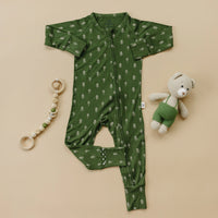 Christmas Tree Bamboo Pajamas - Zippy - BIG FRENCHIES