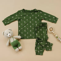 Christmas Tree Bamboo Pajamas - 2pc Set - BIG FRENCHIES