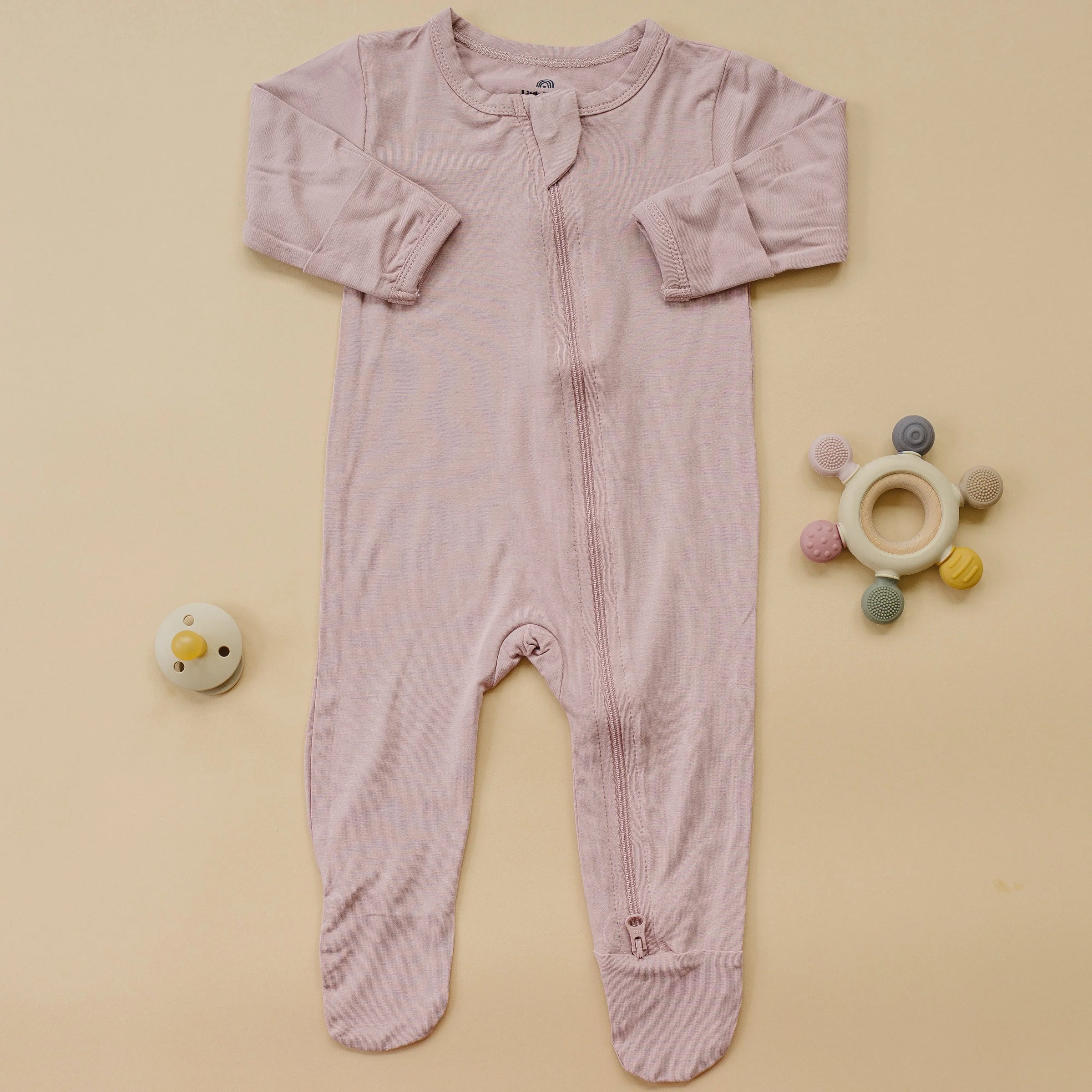 Bamboo Footed Bamboo Zippy Pajamas - BIG FRENCHIES