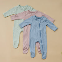 Bamboo Footed Bamboo Zippy Pajamas - BIG FRENCHIES