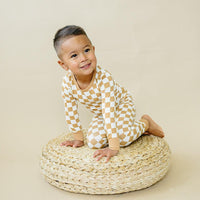 Golden Coast Check 2pc Bamboo Pajamas - BIG FRENCHIES