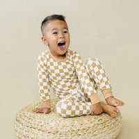 Golden Coast Check 2pc Bamboo Pajamas - BIG FRENCHIES