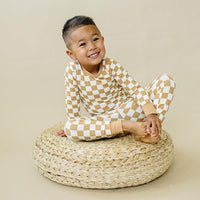 Golden Coast Check 2pc Bamboo Pajamas - BIG FRENCHIES