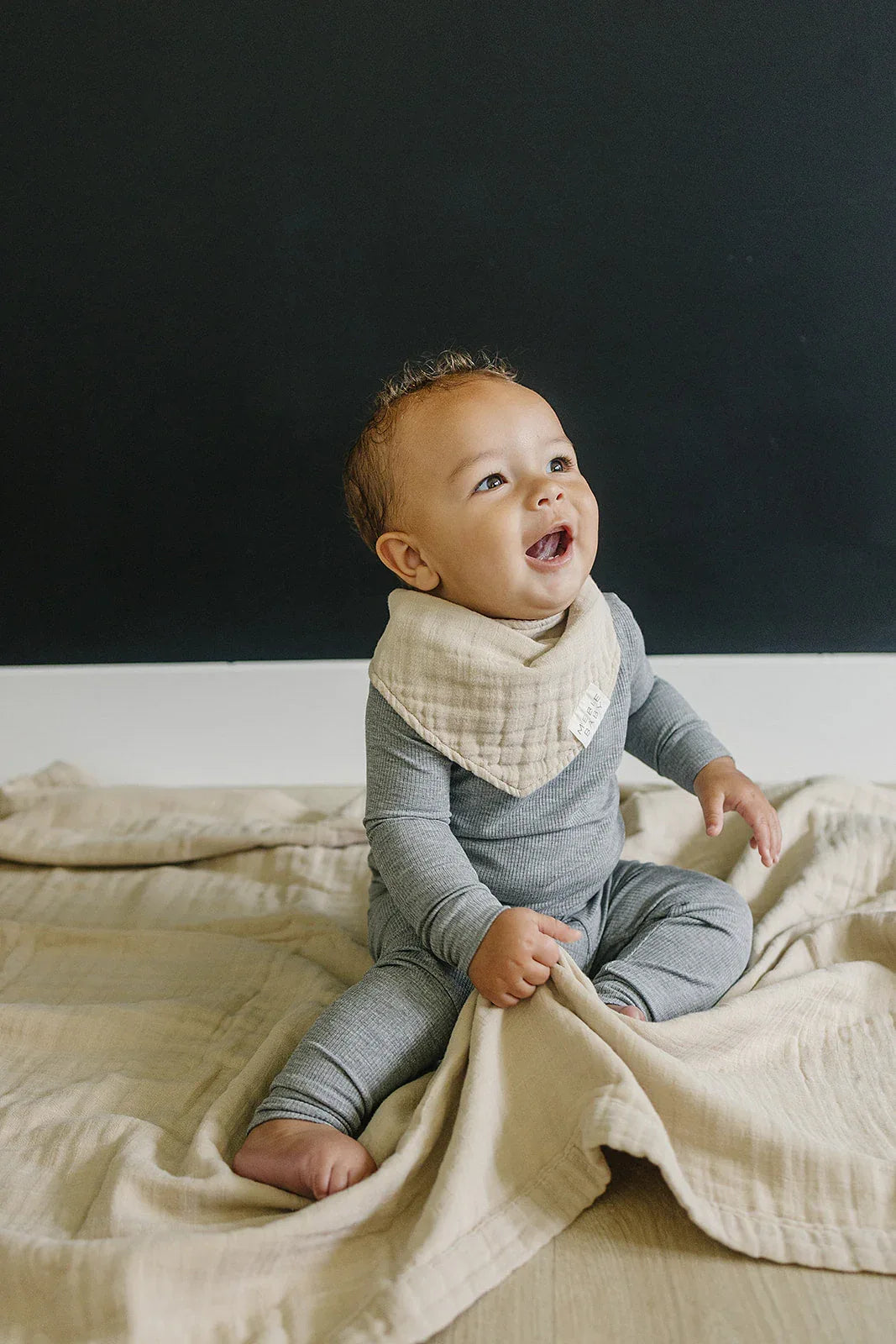 Oatmeal Muslin Quilt - BIG FRENCHIES