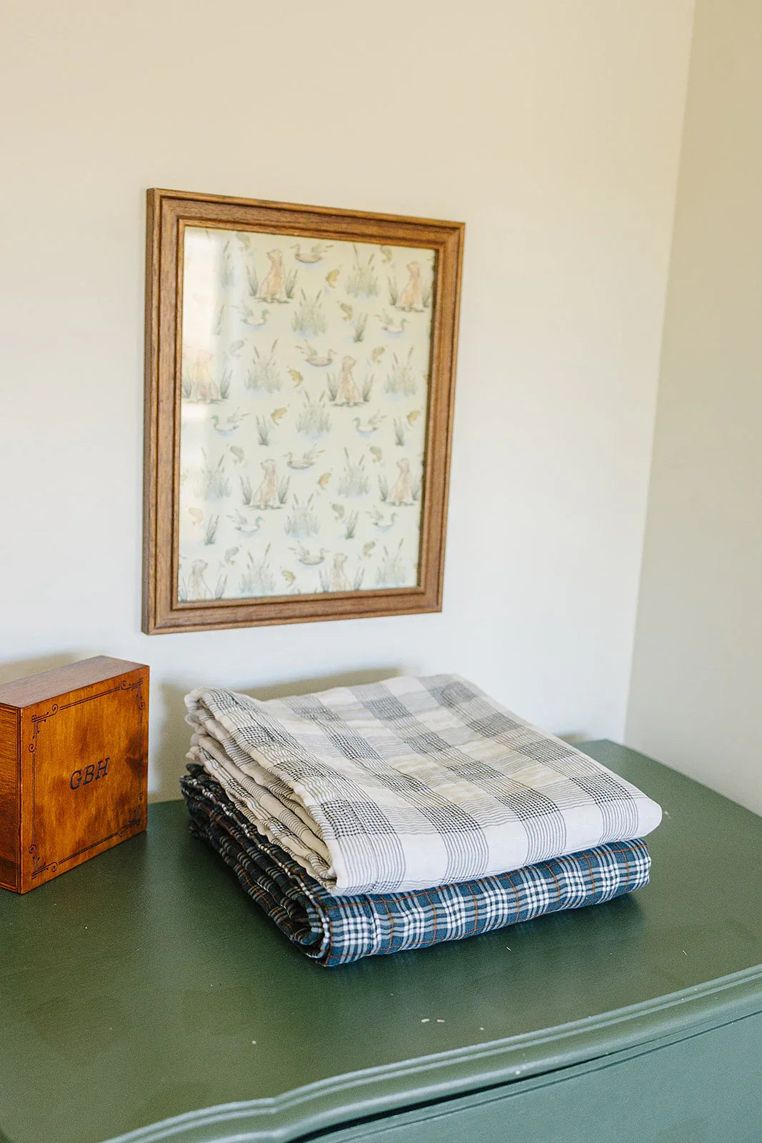 Coastal Plaid + Navy Muslin Quilt - BIG FRENCHIES
