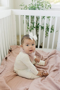 Dusty Rose Muslin Quilt - BIG FRENCHIES