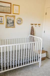 Liberty Floral Muslin Crib Sheet - BIG FRENCHIES
