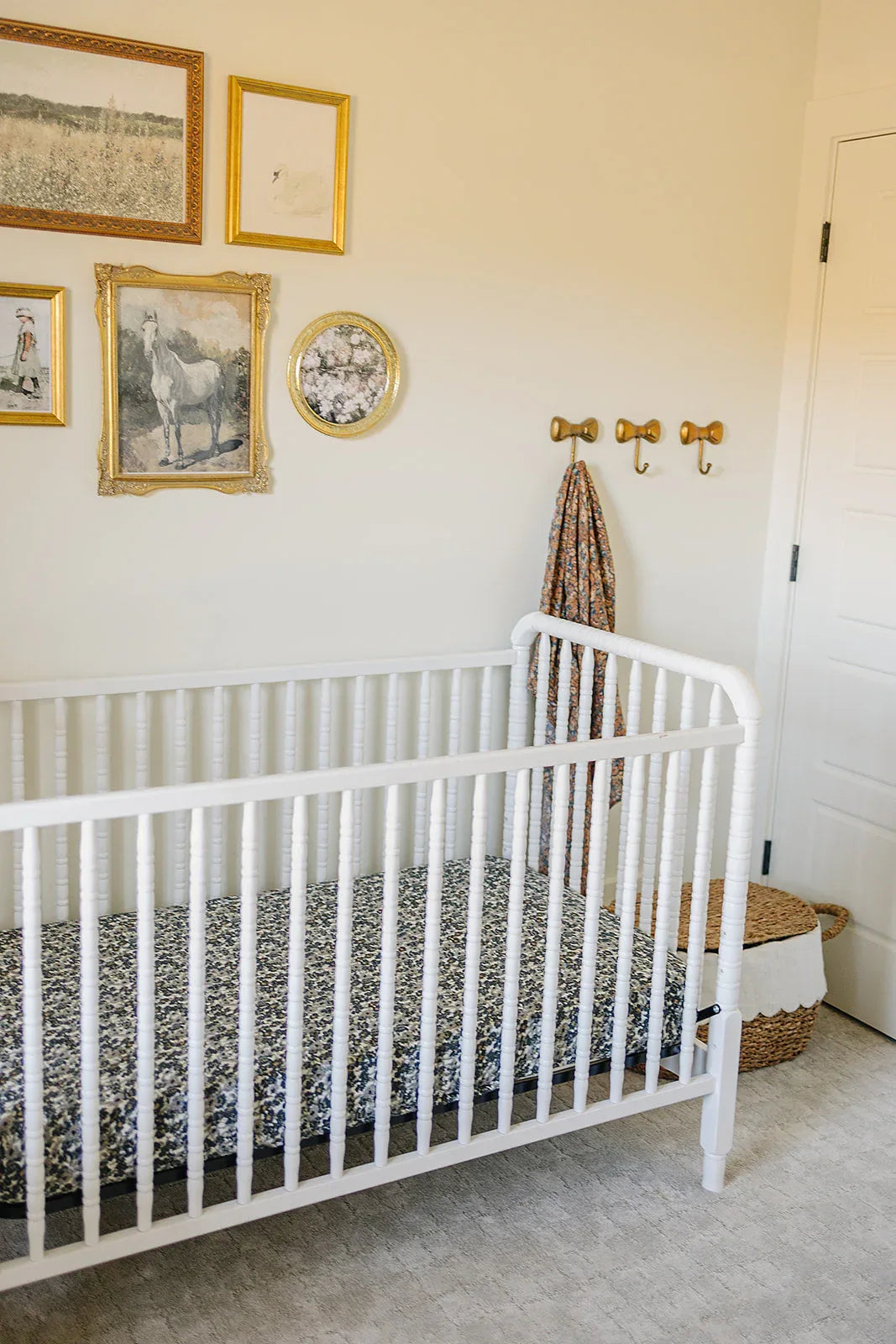 Liberty Floral Muslin Crib Sheet - BIG FRENCHIES