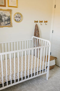 Autumn Bloom Muslin Crib Sheet - BIG FRENCHIES