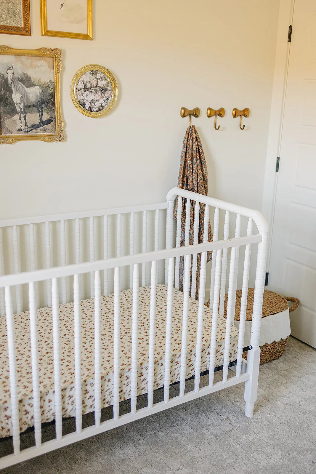Autumn Bloom Muslin Crib Sheet - BIG FRENCHIES