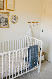 Cream Berry Muslin Crib Sheet - BIG FRENCHIES