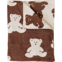 Teddy Bear Plush Blanket - BIG FRENCHIES
