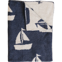 Sailboat Plush Blanket - BIG FRENCHIES