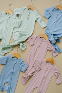 Newborn Bamboo Gown & Hat Set - BIG FRENCHIES