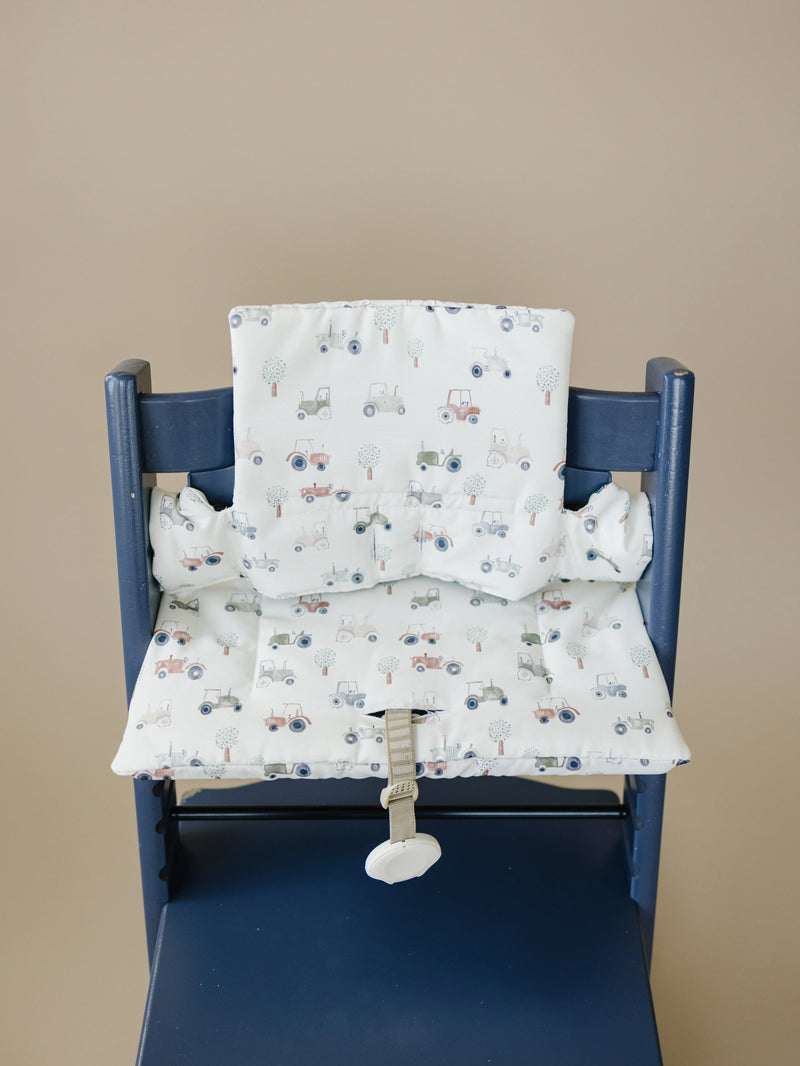 Tiny Tractors Cushion for the Stokke Tripp Trapp Highchair - BIG FRENCHIES