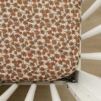 Cream Magnolia Bamboo Stretch Crib Sheet - BIG FRENCHIES