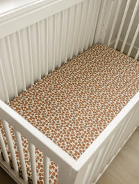 Cream Magnolia Bamboo Stretch Crib Sheet - BIG FRENCHIES