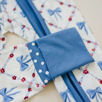 Red White & Bows Bamboo Zippy Pajamas - BIG FRENCHIES