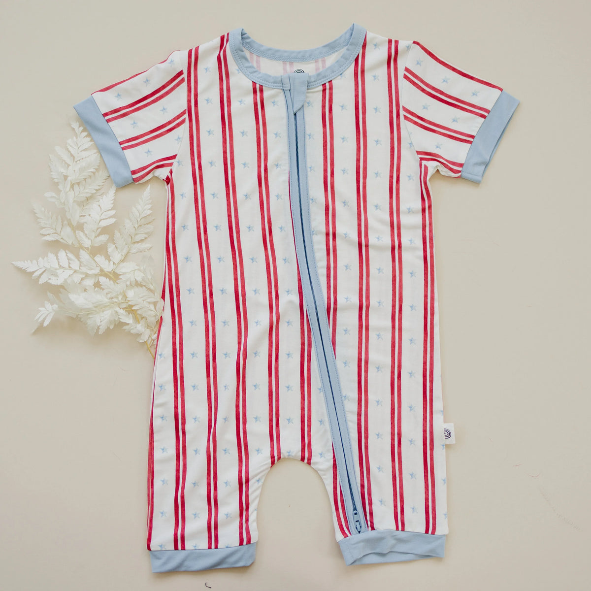 Stars & Stripes Bamboo Shorty Pajamas - BIG FRENCHIES