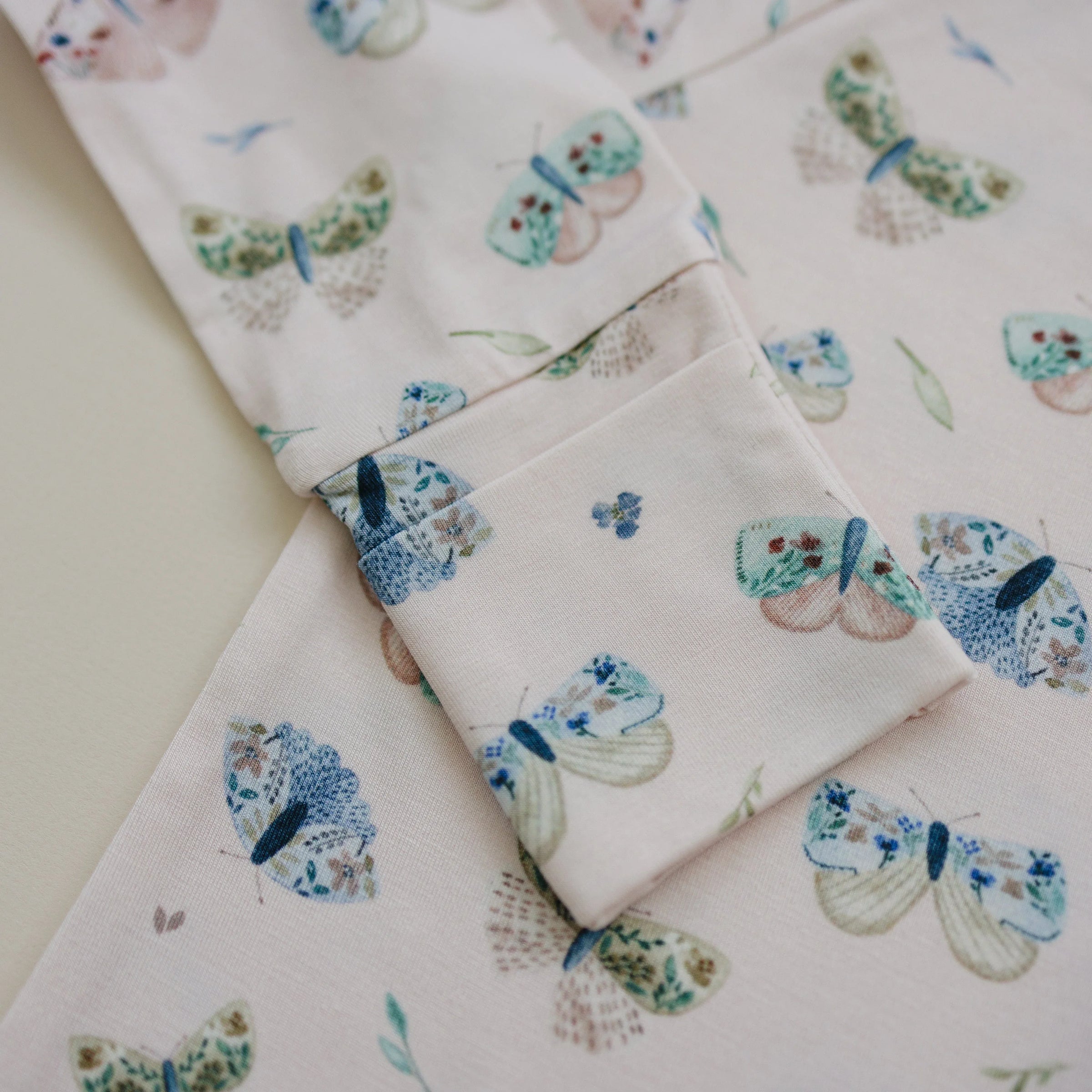 Luna Moths Bamboo Zippy Pajamas - BIG FRENCHIES
