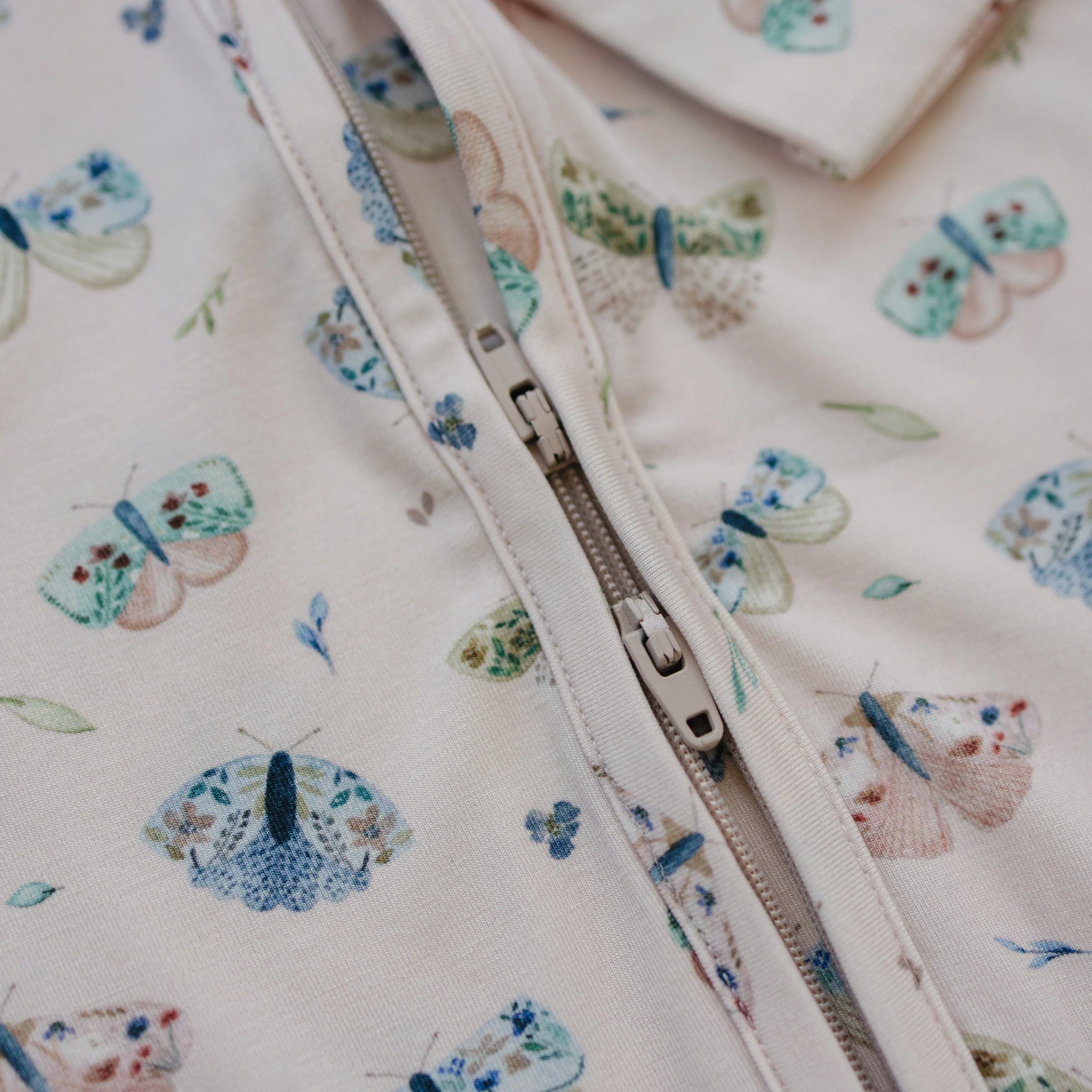 Luna Moths Bamboo Zippy Pajamas - BIG FRENCHIES