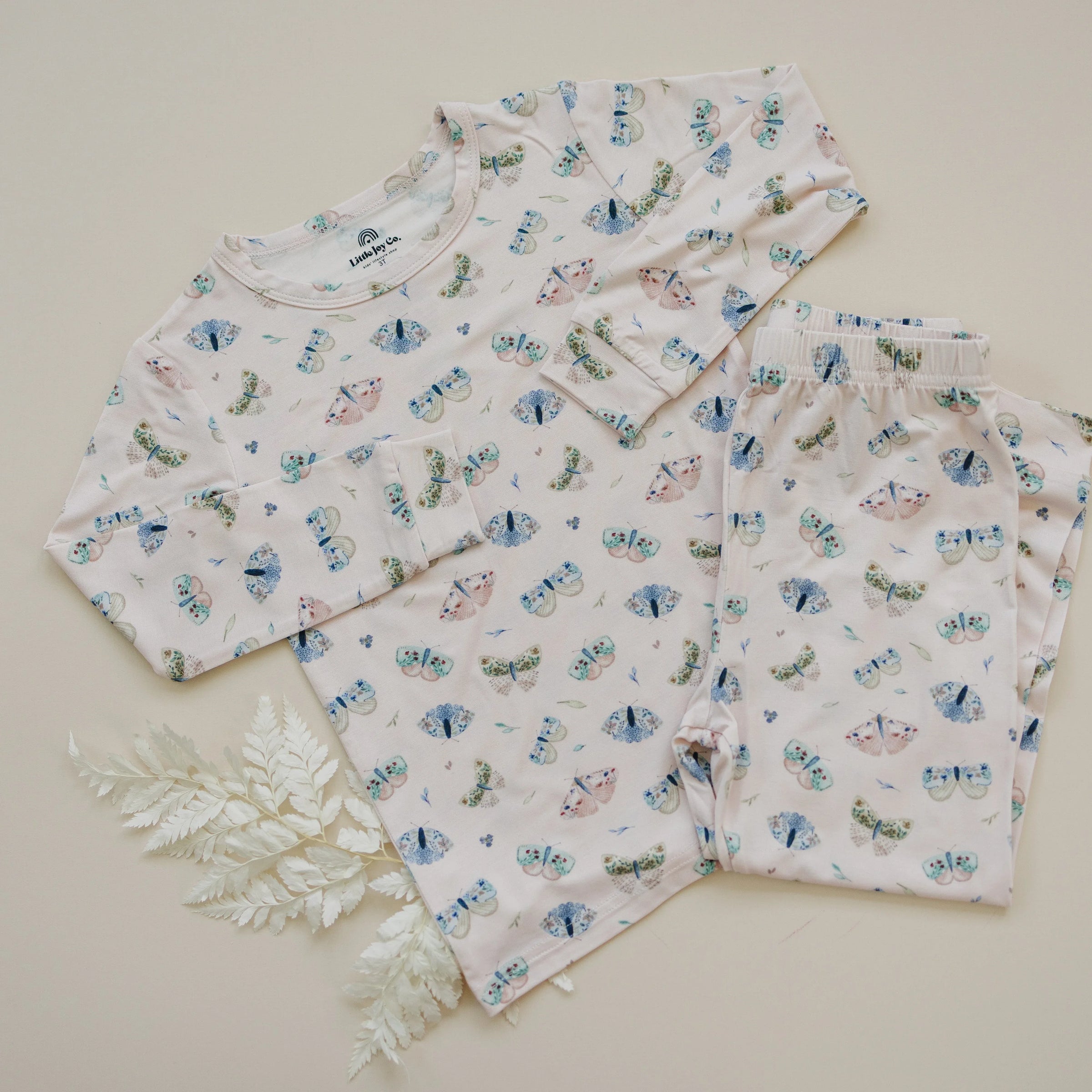 Luna Moths 2pc Bamboo Pajamas - BIG FRENCHIES